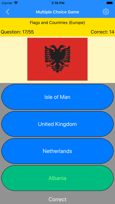 World Flags and Maps Quiz Screenshot