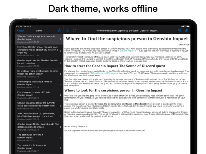 Pocket Wiki for Genshin Impact