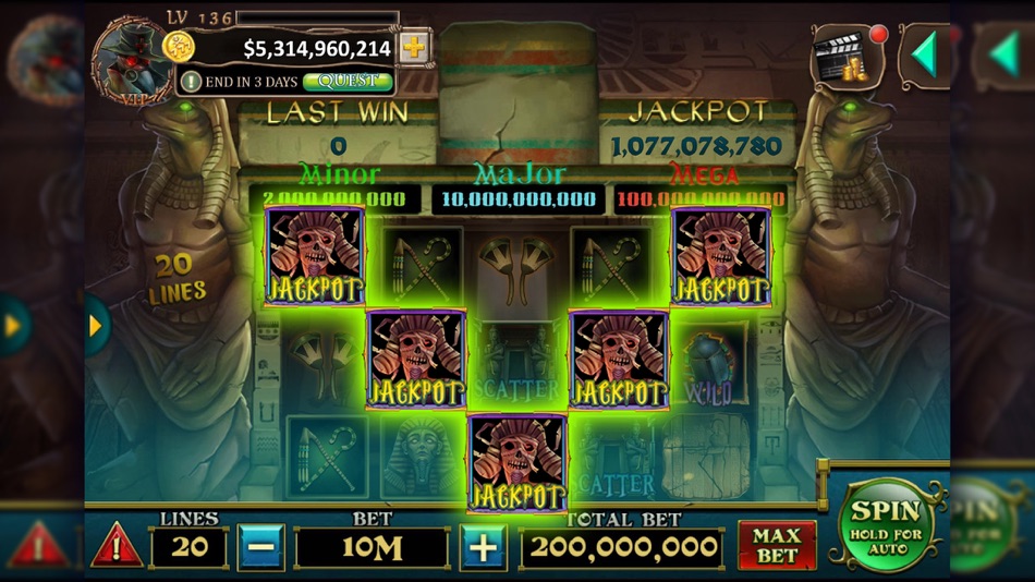 #4. Creepy Slots™ (iOS) 由: Gamewolf, Inc.