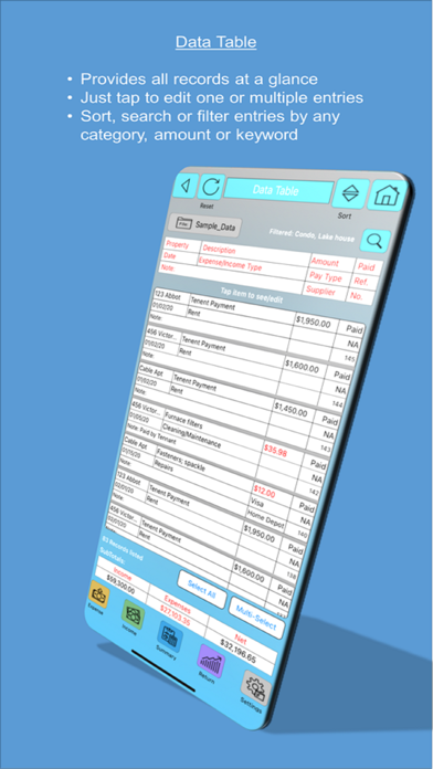 Rental Expense Manager Screenshot