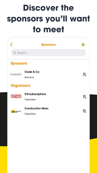 Construction News Events Screenshot