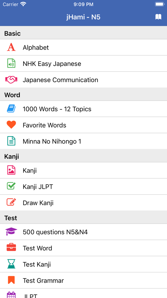 #1. Learn Japanese - jHami (iOS) Podle: Minh Pham