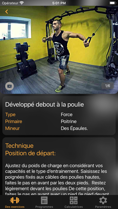 Screenshot #3 pour Gym Guide workouts & exercises