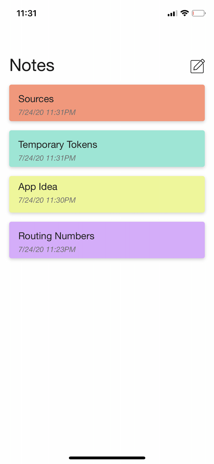 Enclave - Secure Notes