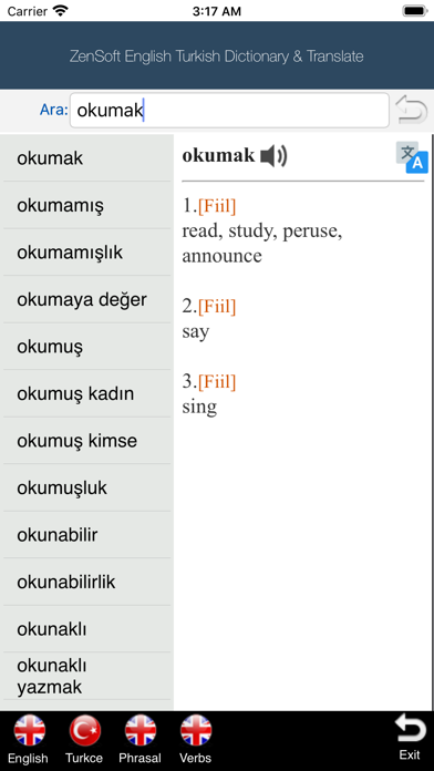 İngilizce Türkçe Sözlük Çeviri Screenshot