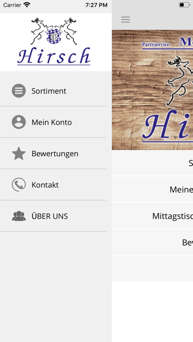 Metzgerei Hirsch Screenshot