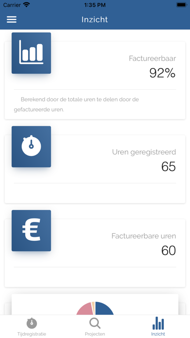 Tijdregistratie App - Tr-app Screenshot