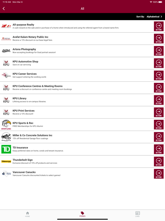 Screenshot #6 pour KPU Alumni Perks