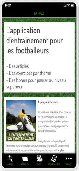 Game screenshot L'Entrainement du Footballeur mod apk