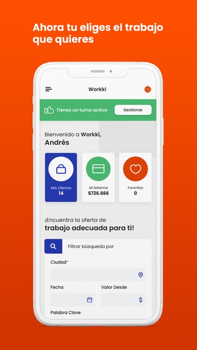 Workki Trabajadores Screenshot