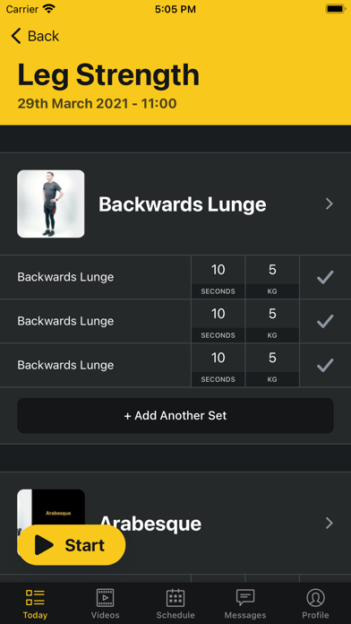 TrainMyAthlete Screenshot