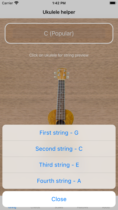 Ukulele Helper Screenshot