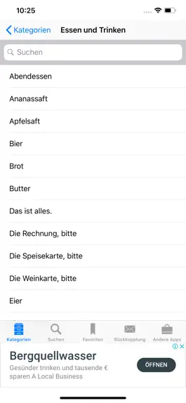 Game screenshot German to English Phrasebook hack