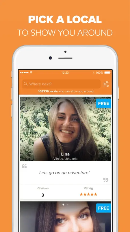Showaround - Find a Local screenshot 1 of 4