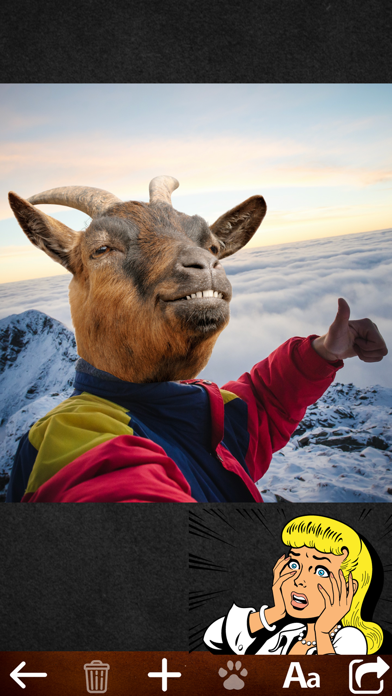 Animal Face Photo Booth Screenshot