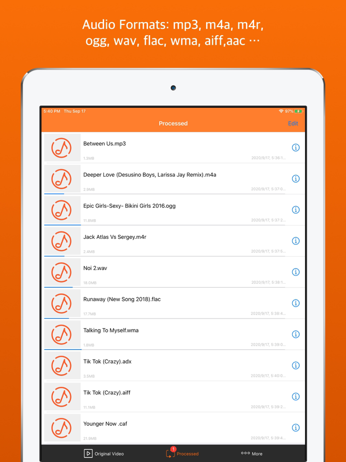 Audio Converter - Extract MP3
