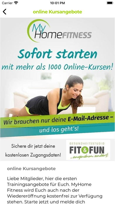 Fit&Fun Petersberg Screenshot