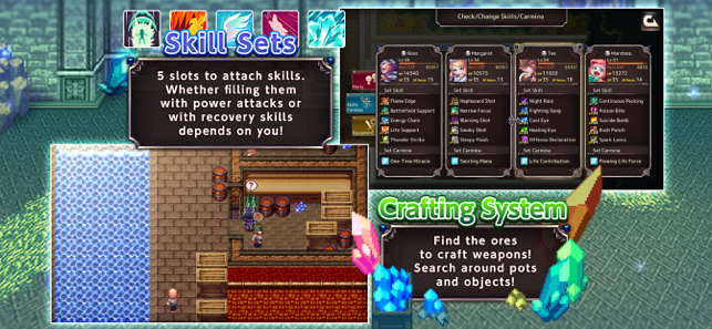 Екранна снимка на RPG Crystal Ortha