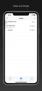Bill Alerts screenshot #5 for iPhone