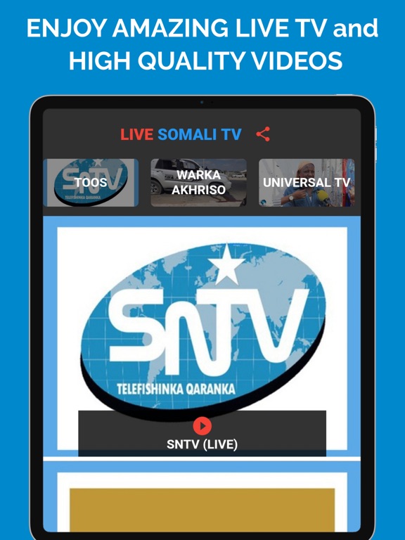 Screenshot #4 pour Live Somali TV