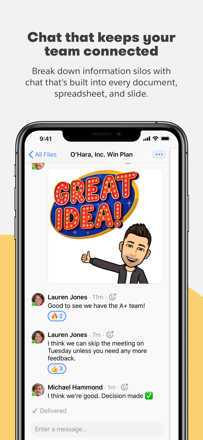 Quip - Docs Chat Sheets