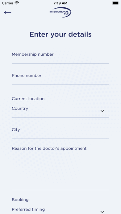 Self-Service TeleConsultation Screenshot