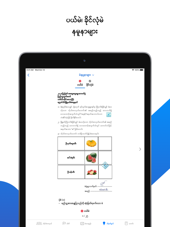 mVoter 2020 iPad screenshot 7 - Education app
