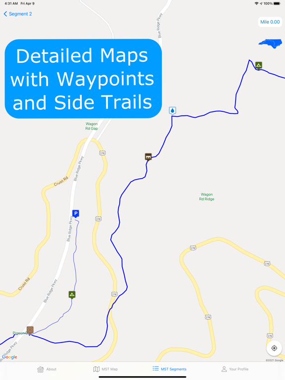 The MST Guide iPad screenshot 3 - Navigation app