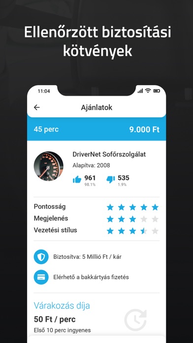 SofőrHívó - Sofőrszolgálat ... Screenshot