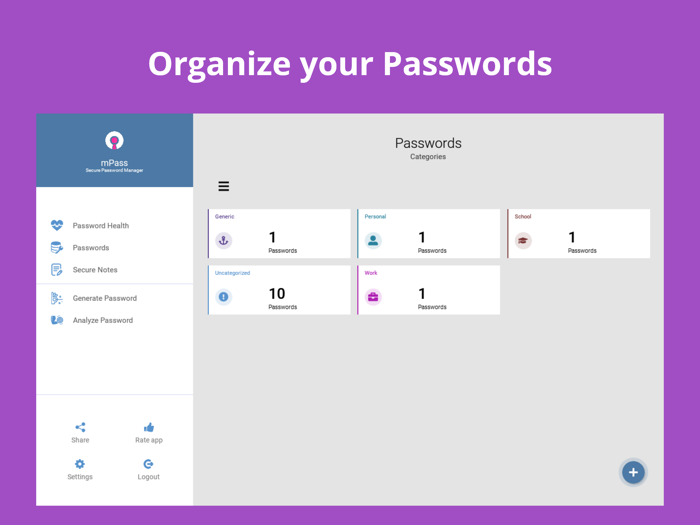 mPass Secure Password Manager