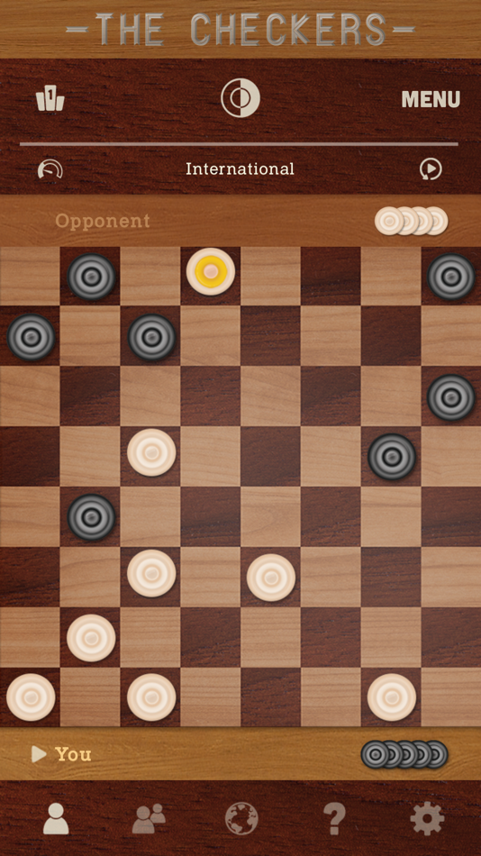 #6. The Checkers - Classic Game (iOS) 由: OutOfTheBit Ltd