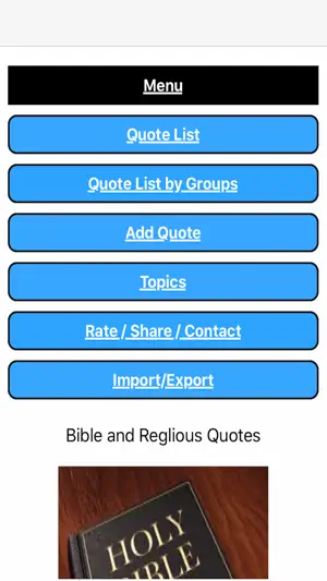 My Bible Quotes screenshot 2