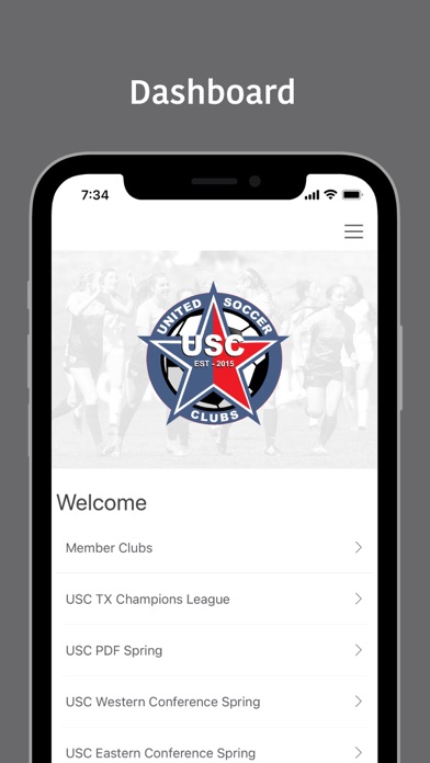 United Soccer Clubs Screenshot