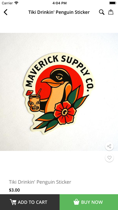 Maverick Tattoo Mercantile Screenshot