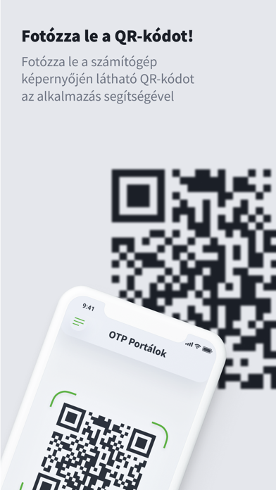 OTP Portálok QR-kód belép? Screenshot