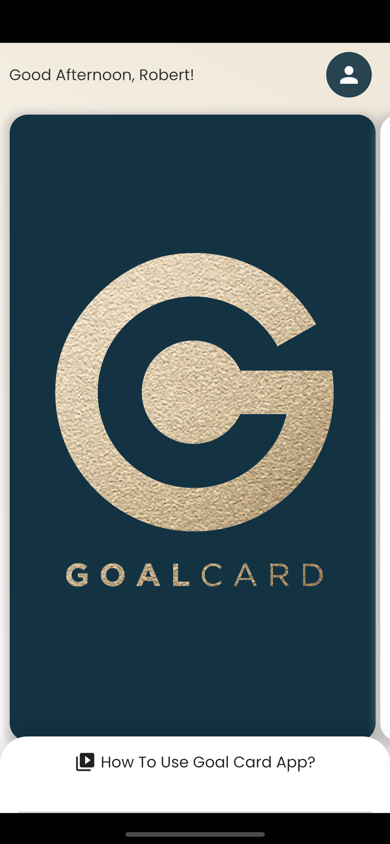 Goal Card App
