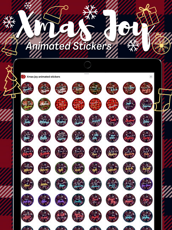 Screenshot #6 pour Xmas joy animated stickers