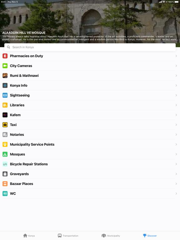Konya City Guide iPad screenshot 8 - Travel app