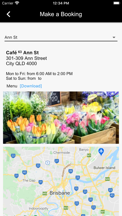 Cafe 63 Maggie App Screenshot