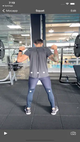 Captura de pantalla de My Mocap en iPhone 5