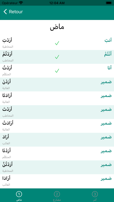 Screenshot #3 pour Arabugator - Conjugaison arabe