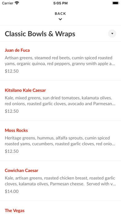 Fresh Coast Health Food Bar Screenshot 3 - AppWisp.com