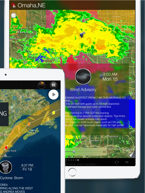 Radar HD Future Weather Radar iPad screenshot 5 - Weather app