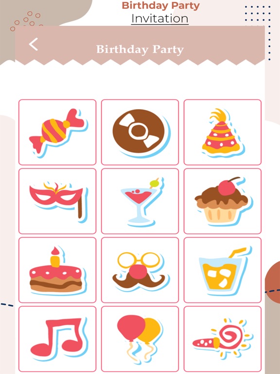 Screenshot #6 pour Birthday Party Cards & Frames