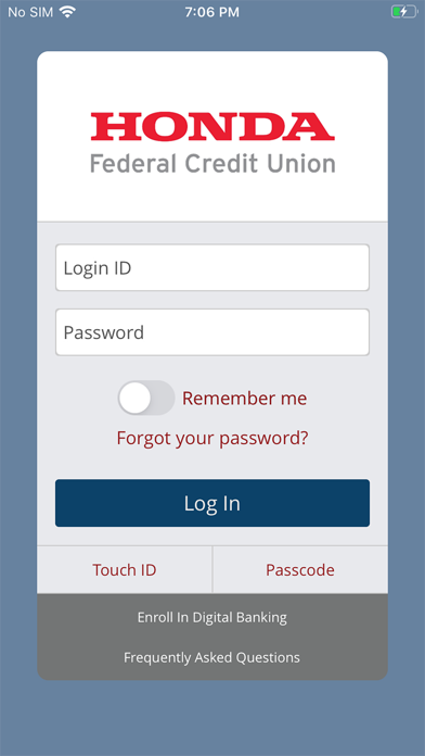 Honda FCU Mobile Screenshot