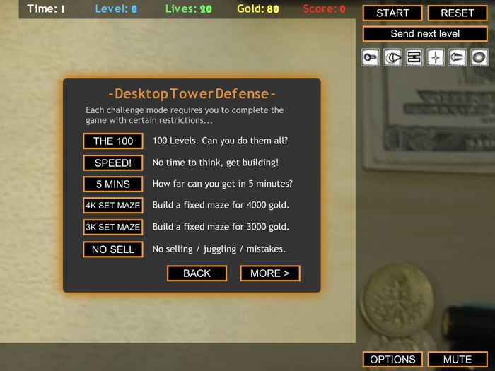Desktop Tower Defense