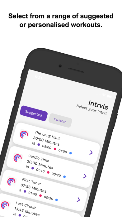 Screenshot #1 pour Intrvl