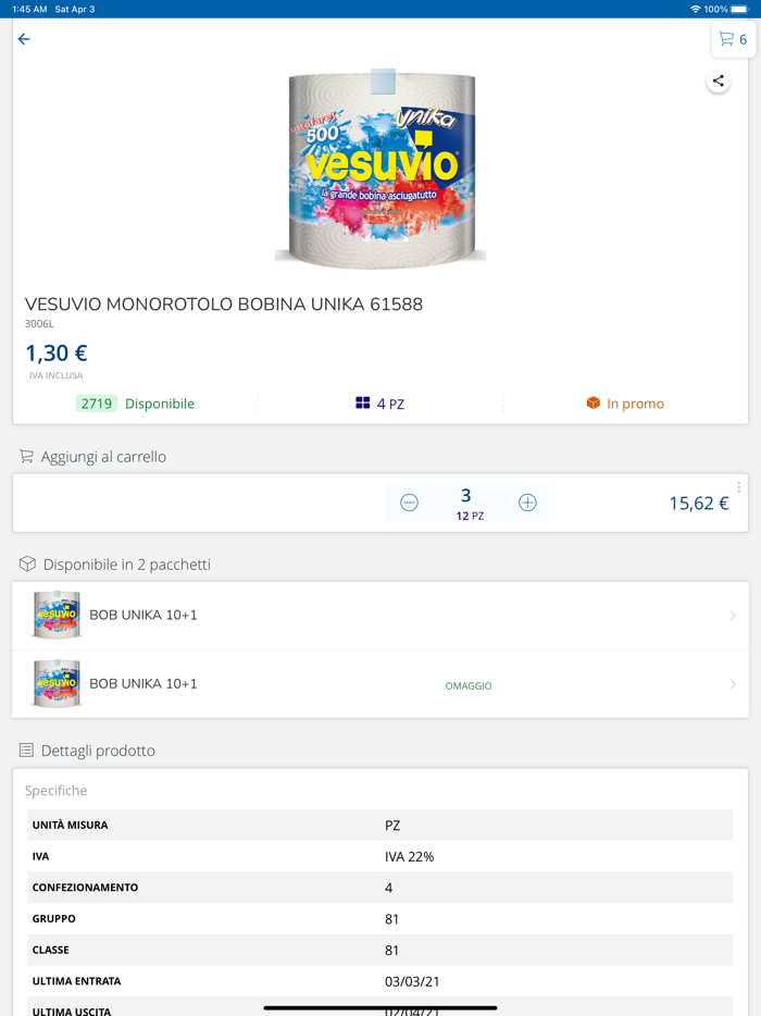 Testa Group Shop - Ingrosso