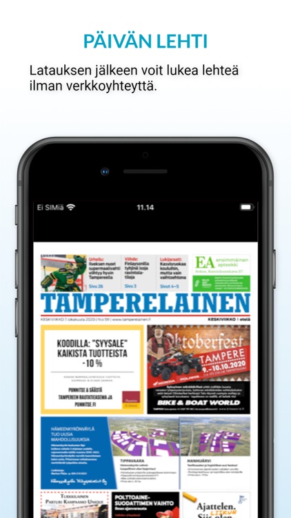 Tamperelainen, päivän lehti