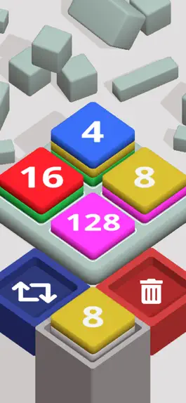 Game screenshot 2048 Cube Stack mod apk